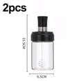 thumbnail image 2 of Sauce Jar Transparent Glass Combination Spoon With Lid Canisters Storing Seasoning Spices Salt Sugar, 2 of 5