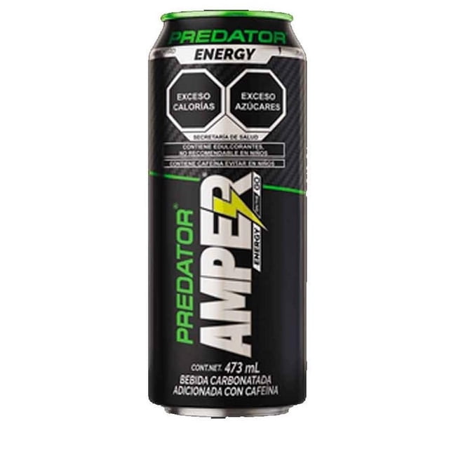 Pack de 24 Bebida energetizante Amper predator de 473ml Amper predator Predator