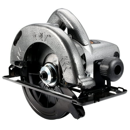 - 1480W Electrical Corded Circular Saw Wood Cutting Tool w/ 60 Tooth Carbide Blade
