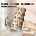 thumbnail image 5 of 20oz Chicken Decor Tumbler with Handle Cute Birthday Christmas Gift for Chicken Lovers Women Men Insulated Travel Mug Cup Holder Friendly Easy to Clean Dishwasher Safe Hot Cold Beverages, 5 of 6
