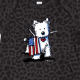 thumbnail image 4 of Inktastic US Flag Westie Boys or Girls Baby Bodysuit, 4 of 5
