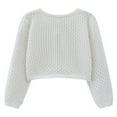 thumbnail image 7 of Girls Knit Cardigan With Embroidery Casual Spring Fall Jacket For Girls, 7 of 7