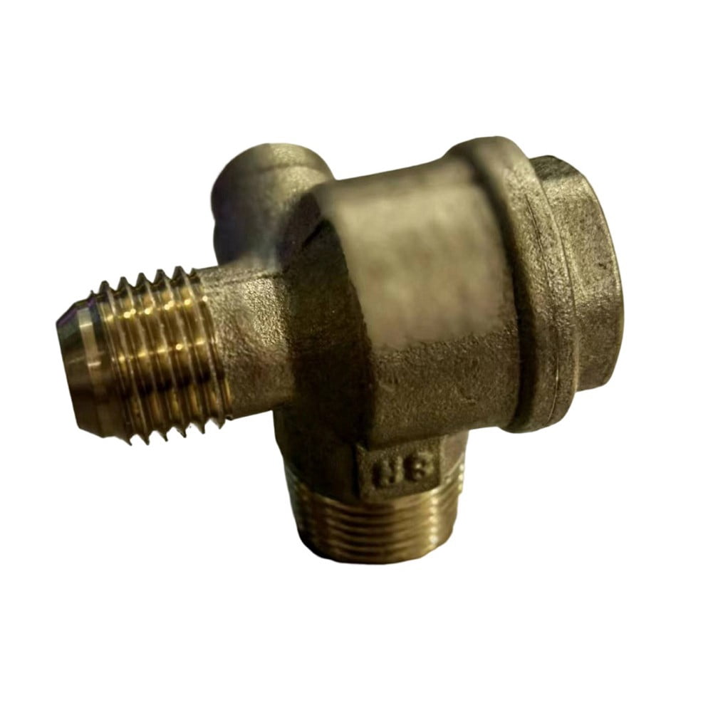 3 Way Brass Check Valve - 7mm, 14mm, 16mm Threads, For Air Compressor, Pneumatic Tools, Tube Connector