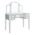 thumbnail image 2 of Furniture of America Aleana Contemporary Wood 3-Piece Vanity Set in White, 2 of 10
