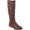 Wine Faux Leather, variant on Women's Journee Collection Taven Wide Calf Knee High Boot Brown Faux Leather 9 M