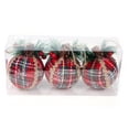thumbnail image 1 of Matsuzay 3 piezas árbol de Navidad bolas colgantes de punto hecho a mano árboles de Navidad bolas de hilo adornos colgantes suministros Kits de decoración para fiestas No.02 Matsuzay HA007790-02B, 1 of 6