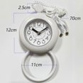 thumbnail image 2 of Waterproof Bathroom Clock Wall Watch Can Be Hung With Towel Wall Clock Desk Clock Dual-purpose Clock, 2 of 5
