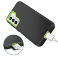 thumbnail image 5 of Petocase for Samsung Galaxy S21 5G Case,Shockproof Dust/Drop Proof 3-Layer Protection [without Screen Protector] Rugged Heavy Duty Cover 6.2" Case,Gray/Green, 5 of 7