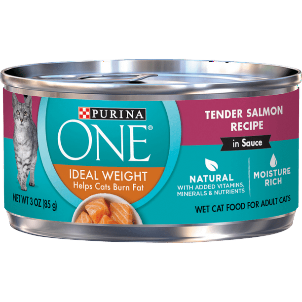 Purina ONE Natural Weight Control Wet Cat Food, Ideal Weight Tender