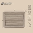 thumbnail image 4 of Soren Contemporary 32" Nightstand in Natural Oak (2-Drawer), 4 of 8