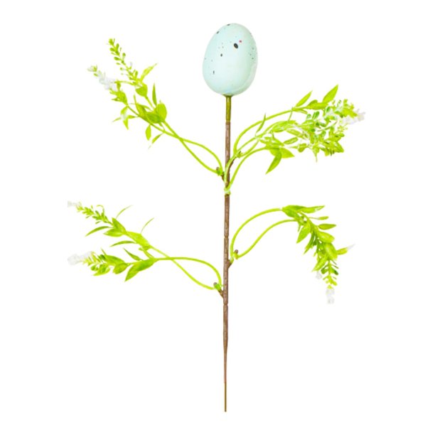 PELÍCULA de PASTURA TWIG TWIG RAMABLE Centro de mesa Diy Craft Flower Pick Decoración de Pascua para la celebración de primavera interior Fiesta de Azul