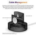 thumbnail image 4 of Charger Stand Mount Smartphone Earphone Charging Dock Holder Portable Travel Pocket Anti-scratch Watch Bracket Station Base Gray, 4 of 9