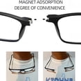 thumbnail image 2 of Magnetic Reading Glasses for Men & Women,Flexible Blue Light Blocking Presbyopia Glasses,Neck Hanging Anti Blue Ray Readers for Eyestrain Relief 2x, 2 of 5