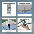 thumbnail image 6 of Alpha Joy 10x10ft Pop-up Canopy Instant Outdoor Canopy Tent Portable Straight Leg Shelter with Roller Bag for Outside, Green, 6 of 8