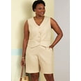 thumbnail image 2 of Butterick Sewing Pattern 6902 - Women's Vest, Pants and Shorts, Size: W2 (20W-22W-24W-26W-28W), 2 of 5