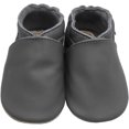 thumbnail image 2 of - Zapos de piel para bebé, zapos de primera camina, zapos de piel para bebés, suela suave, lindos para niños y niñas, 2 of 5