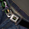 thumbnail image 2 of Nickelodeon Belt, Seatbelt Buckle Belt, Ninja Turtles Electric Expressions Black Multi Neon, 30 to 44 Inches, 2 of 9