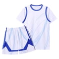 thumbnail image 2 of Gaexia Girls Training Sports Teamwear Outfit Set For Casual Summer Play Breathable Blend Wicking Elastic Waistband Shorts Pockets Comfort, 2 of 2