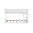thumbnail image 4 of Twin Over Twin Low Bunk With Single Guard Rail, White, 4 of 10