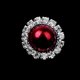 thumbnail image 2 of FQTANJU 20 piezas de pegamento de perlas de imitación de colores mezclados con diamantes de imitación redondos de 15mm de diámetro en la parte posterior plana, 2 of 5