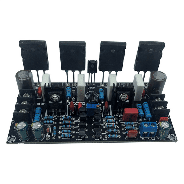 4X Mono Power Amplifier Board 1943+5200 High Power 200W After Tube Amp Board