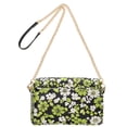 thumbnail image 2 of FORMRS Women Crossbody Purse with Chain Strap Vegan Leather Shoulder Handbag, Green Flower Pattern, 2 of 7