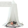 thumbnail image 2 of Gealach Treehouse Tent Bed Curtain, White, Hanging Mosquito Net, Crib Corner Castle, Play Tent, Nursery, Playroom Decor, 1-Pack, 2 of 5