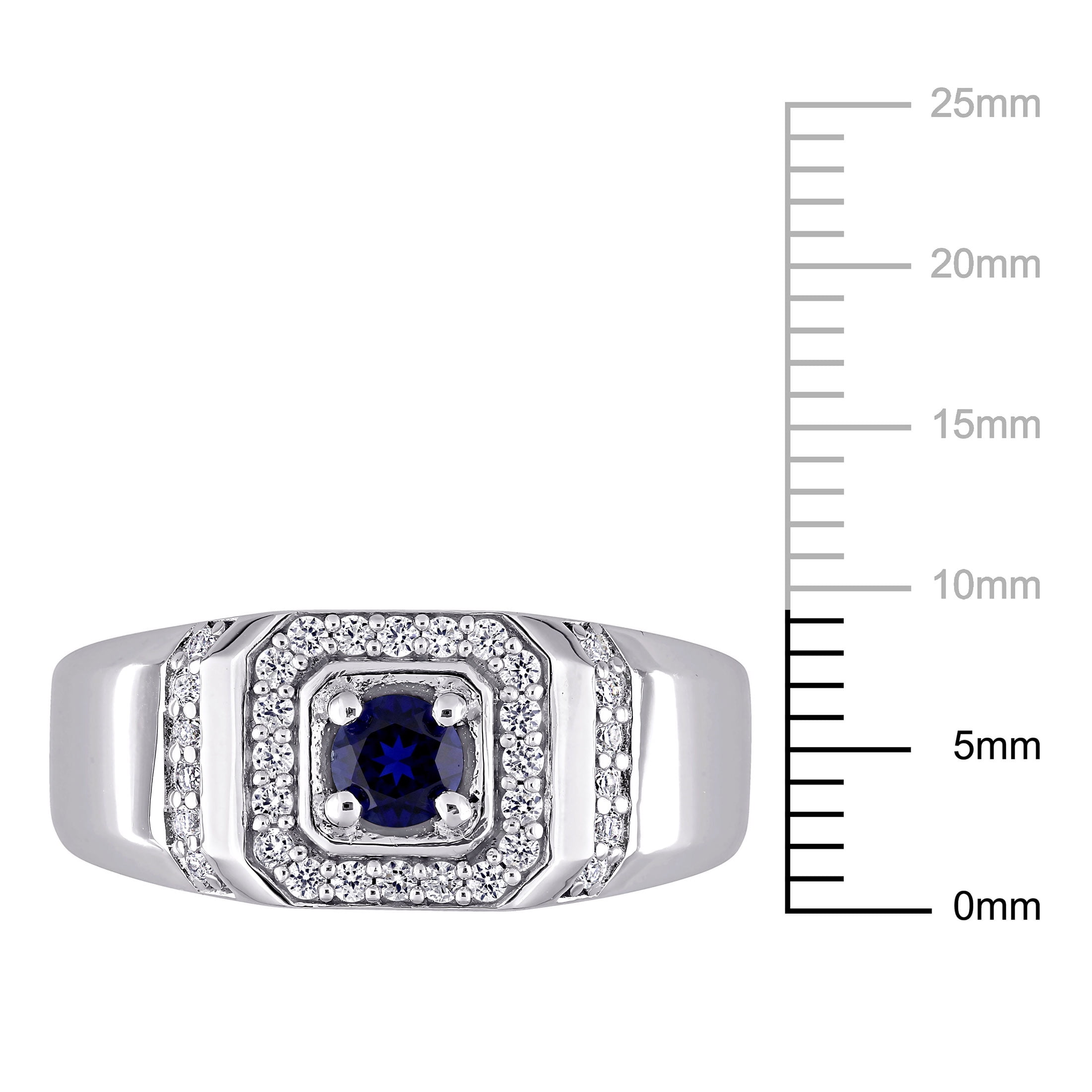 Everly Women's Created Sapphire Sterling Silver Ring