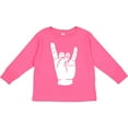 thumbnail image 3 of Inktastic Rocker Horns Boys or Girls Long Sleeve Toddler T-Shirt, 3 of 5