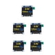 thumbnail image 3 of Methold Tablero OLED Módulos de pantalla autoiluminados de alta definición Interfaz IIC Pantallas de ferias comerciales Pantalla LED Amarillo / Azul Type2 NO2, 3 of 6