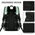 thumbnail image 2 of WOLT Basketball Bag Backpack - Ventilated Shoe & Ball Compartments, Best for Basketball Includes Tag (1 pack, Green), 2 of 7
