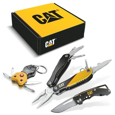 Cat 3 Piece Multi-Tool and Pocket Knife Gift Set Box - 240192
