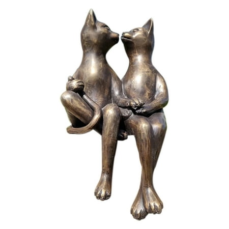 

Lacyie Couple Cat Dating And Statue Love Cats Perfect Gift