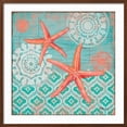 thumbnail image 2 of Art.com Coral Cove Shells II Art Print by Paul Brent, Brown Frame Wall Art, 29" x 29", 2 of 5