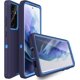 thumbnail image 2 of Entronix Funda Resistente para Galaxy S21 Ultra, Triple Capa a Prueba de Golpes y Protección contra Caídas, Azul, 2 of 7