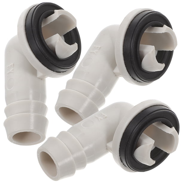3pcs AC Drenaje de desagüe Ajuste de 40 mm Unidad de CA dividida Conector de la manguera Adaptador de drenaje Compatible para MIDEA 15 mm