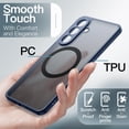 thumbnail image 5 of JETech Magnetic Case for Samsung Galaxy S26 Plus, Translucent Matte Back Shockproof Cover (Storm Blue), 5 of 7