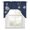 Blue, variant on Swag Valances for Windows, Navy Blue White Floral Kitchen Valance Rod Pocket Window Treatment, Abstract Art Summer Botanical Bathroom Swag Curtain Panel for Living Room, 56 x 36 inch