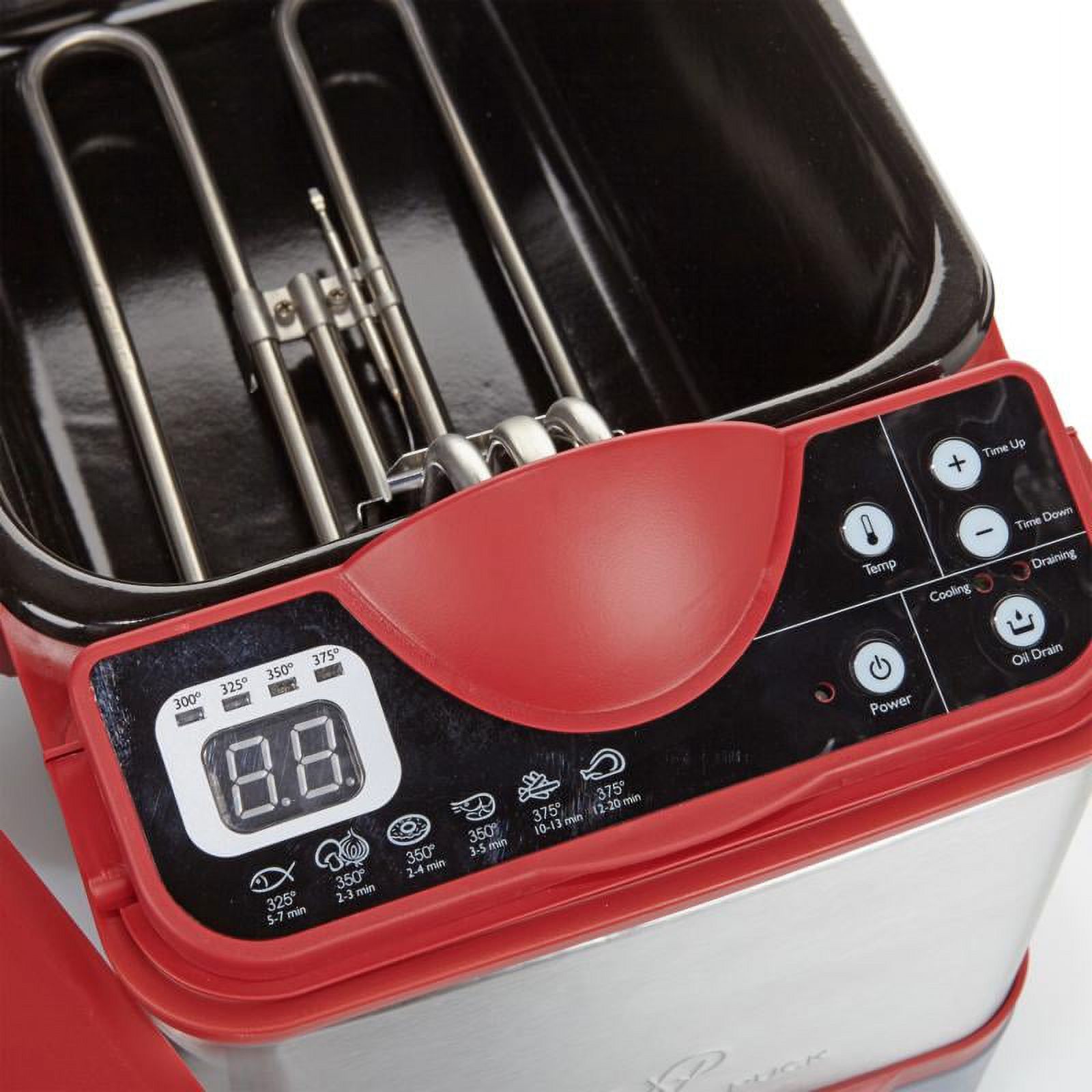 Wolfgang Puck Stainless Steel 3.5-Liter Digital Deep Fryer