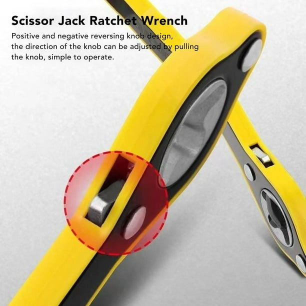 Car Jack Wrench Easy To Use Long Handle Large Torsion Labor