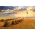 thumbnail image 2 of Deiter, Lori 24x17 Gold Ornate Wood Framed with Double Matting Museum Art Print Titled - Amish Country Sunrise, 2 of 4