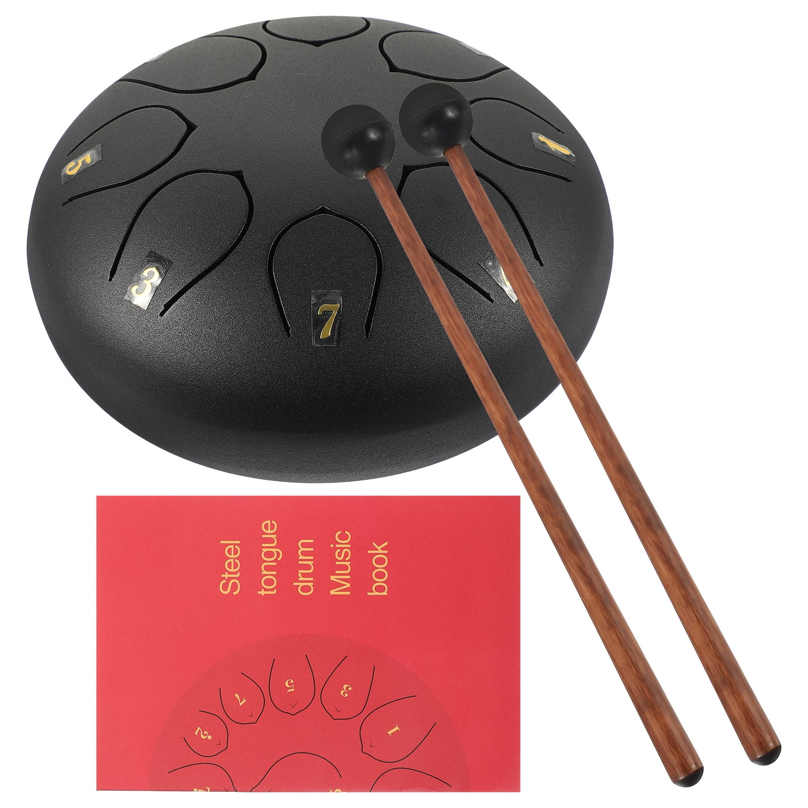 1 Set Of Beginner Use Ethereal Drum Kit Metal Tongue Drum Percussion 