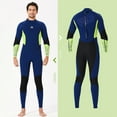 thumbnail image 3 of TureClos Trajes De Neopreno Traje De Buceo De Manga Larga Y Pantalones Traje De Buceo De 1,5 MM Ergonómico Ultra Elástico Profesional Para Snorkel Surf Natación Hombre,Navy S TureClos JD733114906, 3 of 7