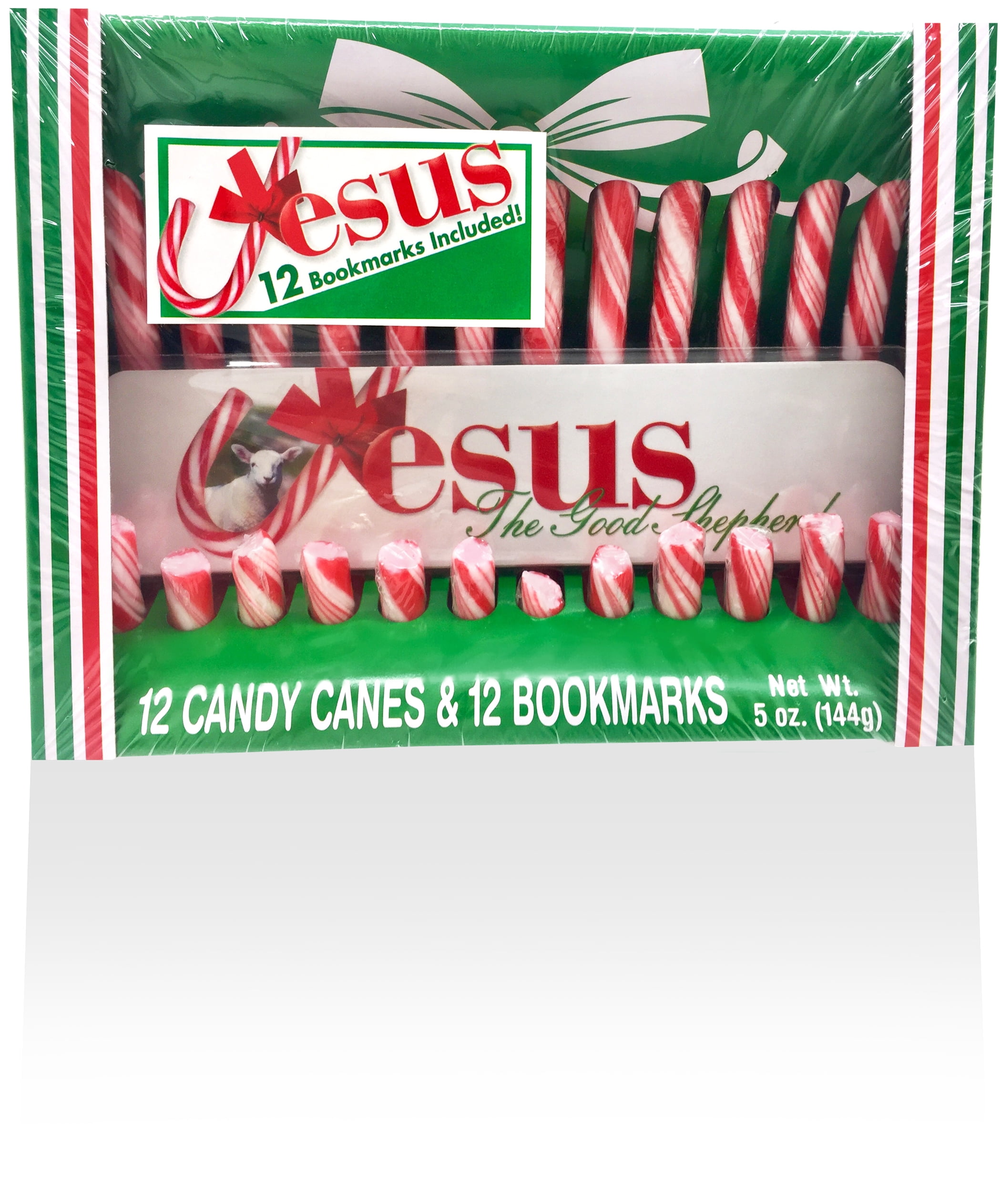 Candy Canes with Jesus Bookmarks