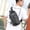 Dark Gray, variant on Anti Theft Sling Crossbody Backpack Shoulder Bag for Men,Lightweight One Strap Motorcycle Back Pack Sling Bag Backpack for Hiking Walking Biking Travel Cycling with USB Charger Port(Khaki)