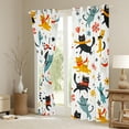 thumbnail image 3 of Castle Fairy Cute Cats Black Out Curtains for Teens Boys Girls,Cartoon Animal Curtains Pack Of 2 (42X63 Each),Kawaii Pets Bedroom Curtains,Ultra Soft Home Decor, 3 of 6
