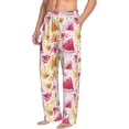 thumbnail image 6 of Logiee Watermelon Print Pajama Pants for Men,Men’s Pajama Bottoms,Mens PJ Pants with Pockets & Button Fly-Small, 6 of 6