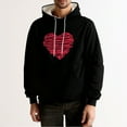 thumbnail image 1 of Ceisia Men Fashion Pockets Long Sleeve Christmas Printing Gift Hooded Pullover Sweatshirts, 1 of 5