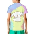 thumbnail image 2 of Sanrio Cinnamoroll Kids T-Shirt 3d Printed Graphic T-Shirts Boys And Girls Short Sleeve Shirts For Youth Kids X-Small, 2 of 6