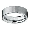 thumbnail image 3 of Metal Masters Tungsten Carbide Mens Brushed Wedding Band Ring Comfort-Fit 6mm, 3 of 6